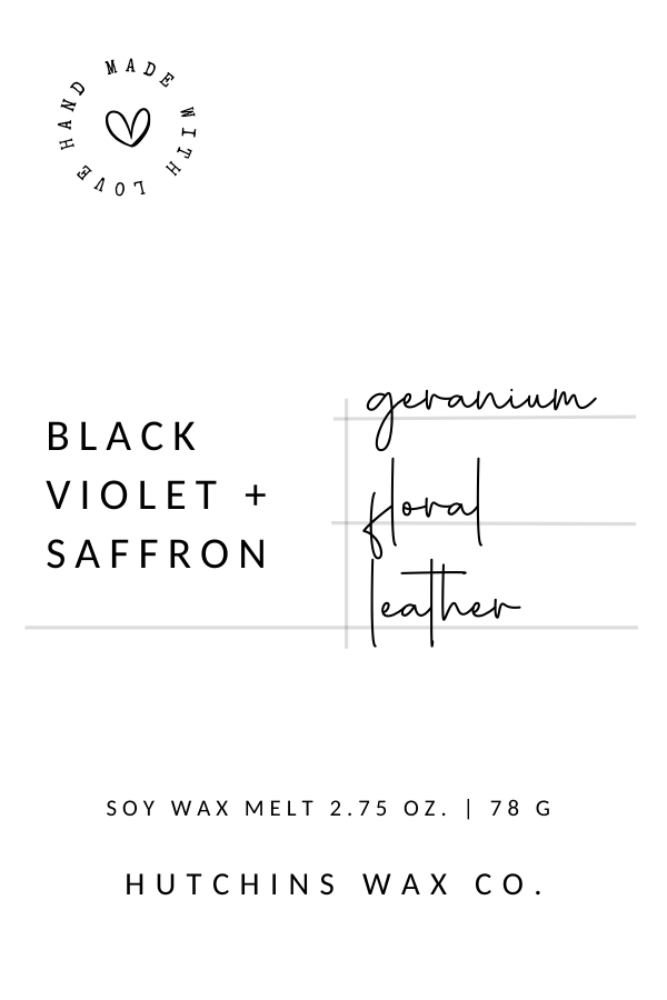 Black Violet + Saffron