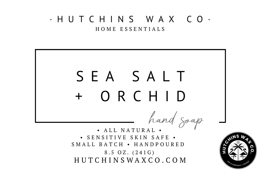 Sea Salt + Orchid Liquid Soap