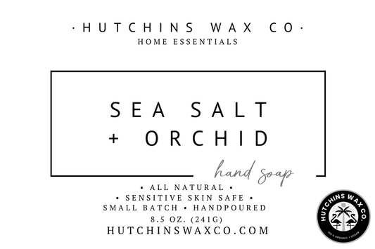 Sea Salt + Orchid Liquid Soap