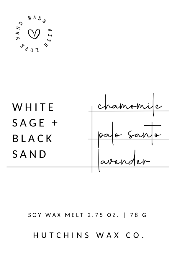 White Sage + Black Sand